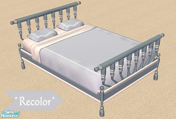 Sims 2 — Bed Collection Recolors by Bitzybus — Some basic recolors of the bed frames in the set "Let's go to bed