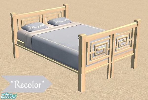 Sims 2 — Bed Collection Recolors by Bitzybus — Some basic recolors of the bed frames in the set "Let's go to bed