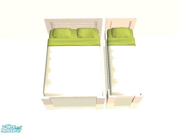 Sims 2 — Bedding in Pear Set Type 2 by simmaniac2005 — Made to match Studio K walls and floors. by Jo D Designs