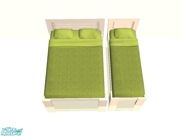 Sims 2 — Bedding in Pear Set Type 3 by simmaniac2005 — Made to match Studio K walls and floors. by Jo D Designs
