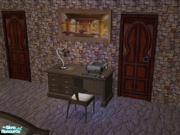 Sims 2 — Castle Class Painting 1 by dangerusgem — Painting and frame are 1 piece. Part of my Castle Class Bedroom Set.