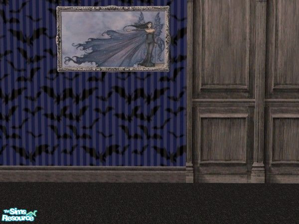 Sims 2 — Batty for Nightlife Painting by artist A by c_literati — Painting of a fairy by renowned fantasy artist Amy