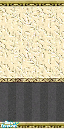 Sims 2 — Golden wall by Raveena — Part of the Golden family room.