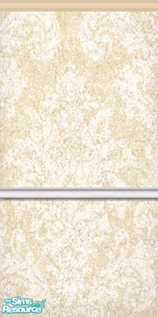 Sims 2 — Carebear's Beige Damask - White Moulding by oldmember_carebear71 — Simple, and goes with just about any decor.