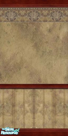 Sims 2 — Carebear's Olive Classic - Dark Moulding by oldmember_carebear71 — With a vaguely victorian feel, Carebear's