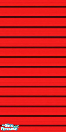 Sims 2 — Wooden Siding in Radical Red by TSR Archive — Sim houses with this siding often get accused of being things