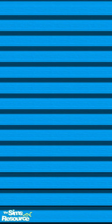 Sims 2 — Wooden Siding in Boisterous Blue by TSR Archive — No one will ever have trouble finding your Sim's house with