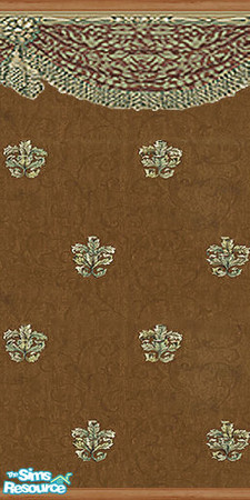Sims 2 — am_elegantliving05 by Cruella — Great wallpaper for elegant living. Done with victorian style woodwork and