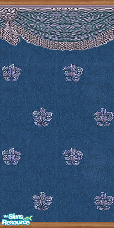 Sims 2 — am_elegantliving03 by Cruella — Great wallpaper for elegant living. Done with victorian style woodwork and