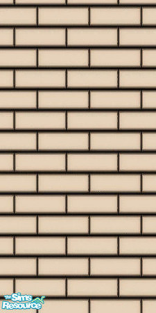 Sims 2 — creme brick by mereltje — none