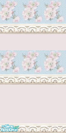 Sims 2 — Romantic Bedroom wall by The_Unicorn — -