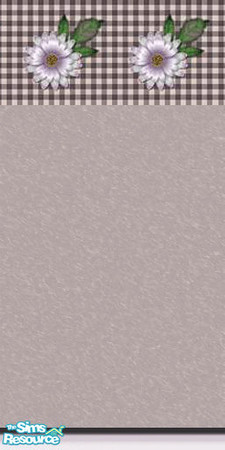 Sims 2 — Country Kitchen by iron mum — My third wall, this one took a while to get the border right when I found the it I