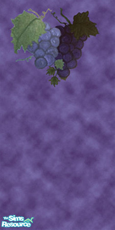Sims 2 — Grapes2 by WytchFyr — Made by WytchFyr a molted purple wall with a hand painted large grapes across the top.