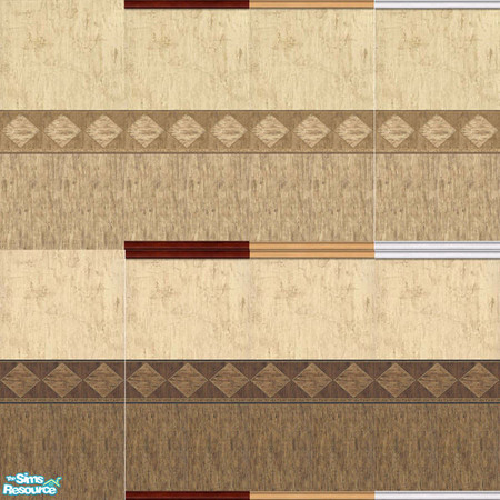 Sims 2 — Carebear's Wood Grain Collection by oldmember_carebear71 — Wallpaper with a conservative wood grain texture.