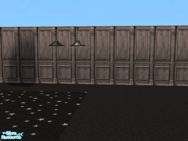 Sims 2 — Batty for Nightlife Cobalt Blue Glass fo by c_literati — Cobalt blue stained glass for hanging light. Shown lit