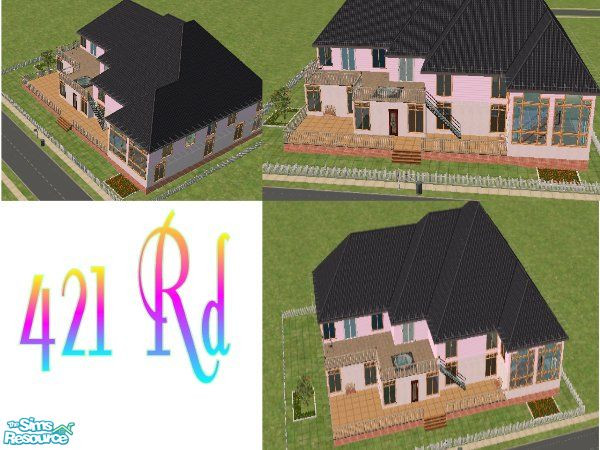 Sims 2 — 421 Rd. by creeker7 — A beautiful family home. With a big master bedroom, a baby's room and a room for a little