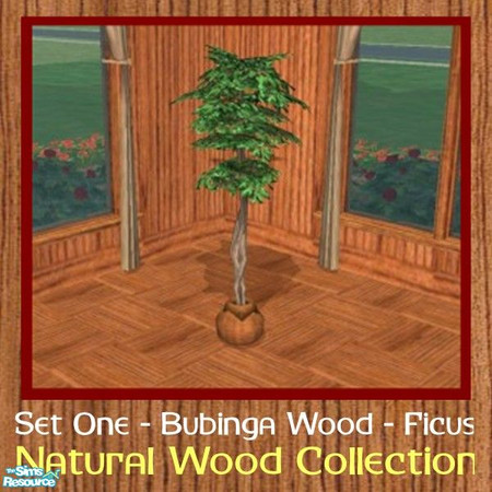Sims 2 — Ficus - Living Room Set One - Natural Wo by oldmember_SavannahSims — This living room has been designed with an