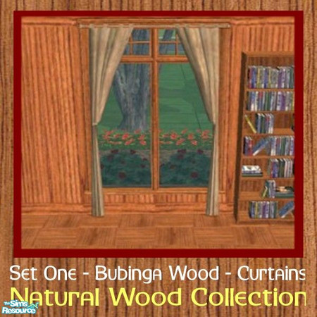 Sims 2 — Curtains - Living Room Set One - Natural by oldmember_SavannahSims — This living room has been designed with an