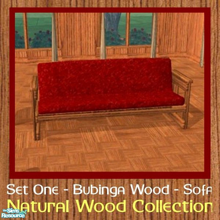 Sims 2 — Sofa - Living Room Set One - Natural Woo by oldmember_SavannahSims — This living room has been designed with an