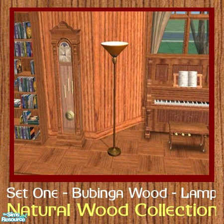 Sims 2 — Lamp - Living Room Set One - Natural Woo by oldmember_SavannahSims — This living room has been designed with an