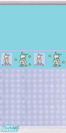 Sims 2 — Littlechap Nursery Wallpaper by foxybaby3 — To match Littlechap nursery set.