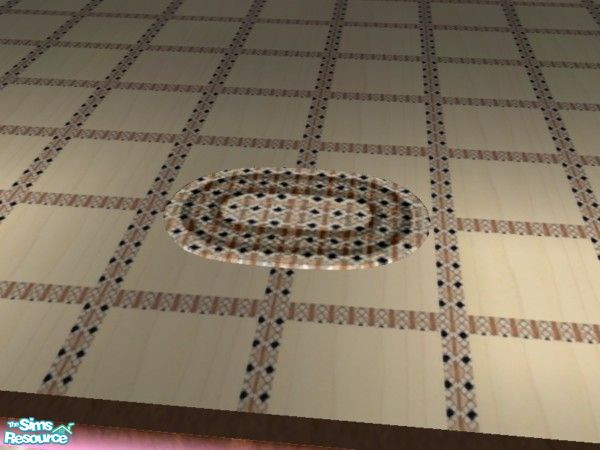 Sims 2 — Mediterranean braided rug by ead425 — 10 items: tub, shower, toilet, bookcase, lounge chair, hot tub, sink,