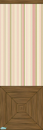Sims 2 — Stripey Pastels Set 02 - Wall 08 by Grisu — Part of my Stripey Pastels Set 02. Striped tan and rose wallpaper