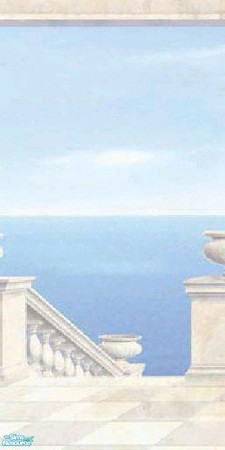 Sims 2 — Balcony Mural - Balcony02 by brittie — Part 2 of 3! Enjoy your wall mural!
