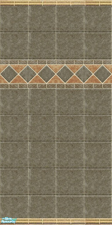 Sims 2 — Green Bathroom Tile Set - Green Bathroom Tile Wall by Halfcreek — created by Halfcreek