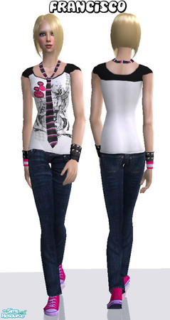 Sims 2 — Clothing 2 by francisssko — DOWNLOAD THE MESH FROM THE LINK BELOW! Enjoy