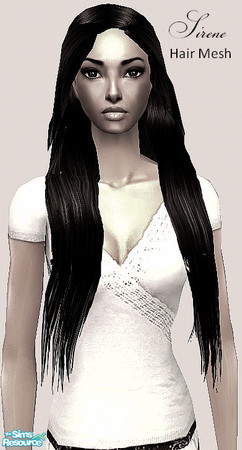 Sims 2 —  Siren - Mesh by taki1002303 —  Hi!! This is my second mesh in TSR! The Siren hair mesh. Enyoj it! 
