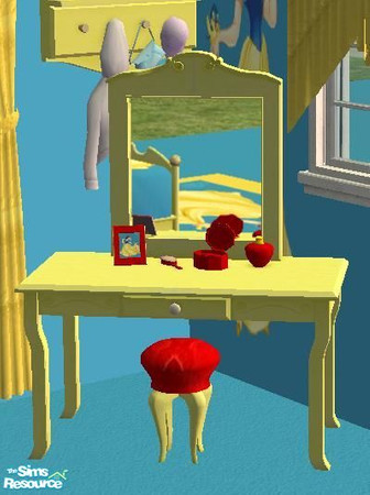 Sims 2 — Disney Princess Set 2 Snow White Set Complete Kids Bedrooms - Snow White Vanity by aaaaaaac — 