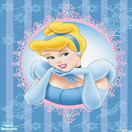 Sims 2 — Princess Disney Set 2 Cinderella Set Kids Bedroom - Cinderella Rug by aaaaaaac — 