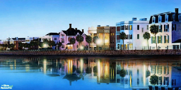 Sims 2 — Charleston Mural by brittie — A gorgeous view of the surrounding area! Enjoy!