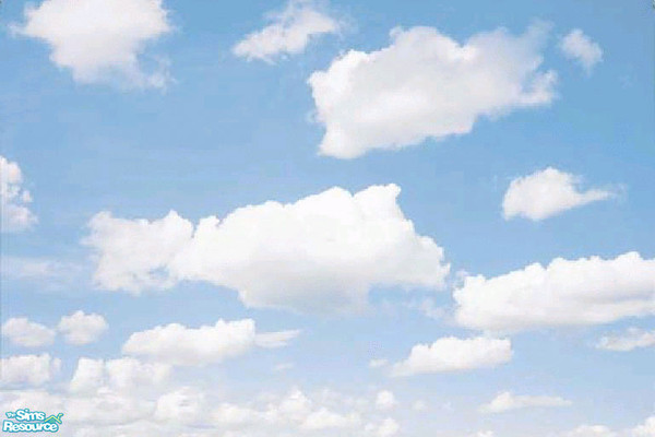 Sims 2 — Cloud 9 Mural by brittie — Feel free to daydream as much as you want! Enjoy!