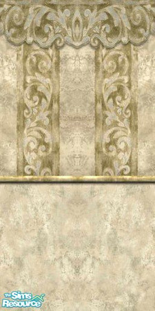 Sims 2 — sh_elegantmarbgoldwll02 by countrysue — Designer wallcovering