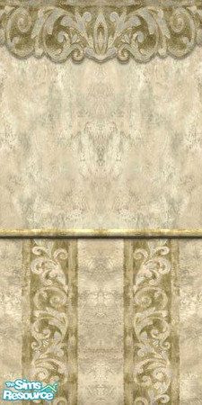 Sims 2 — sh_elegantmarbgoldwll01 by countrysue — Designer wallcovering