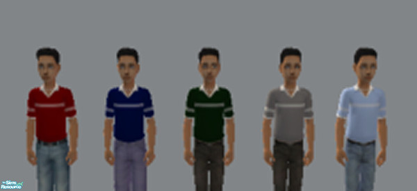 Sims 2 — Southcote Polos by phisor — Recreations of the A&F Southcote polo from spring 2001