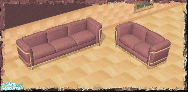 Sims 2 — Cortina Study and Lounge Seating by Waverly — This set perfectly complements my Cortina Bedroom Set available