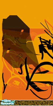 Sims 2 — Wall Panel1 by simscats — Here is where a teenager unleash all of his creativity... in his walls! Discover the