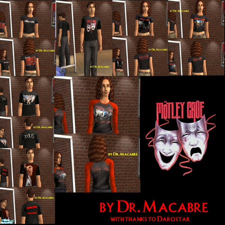 Sims 2 — Motley Crue Set by Dr. Macabre — First off I want to thank my new friend Darqstar. (She also is on this site.)