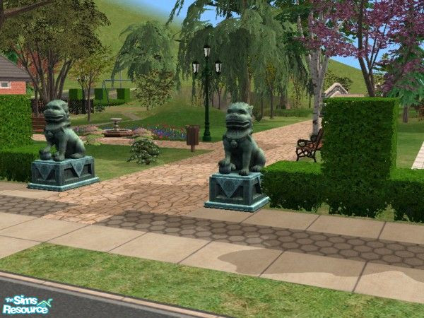 Sims 2 — Crumplelugs Park by hatshepsut — Named after and dedicated to my dear father (he's gonna kill me for this!) This