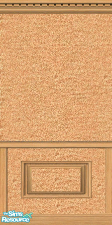 Sims 2 — Cork Panel w/ winscoting 3 by oldmember_silver_sim — By silver_sim ~TSRAA~ Feel free to use my walls and floors