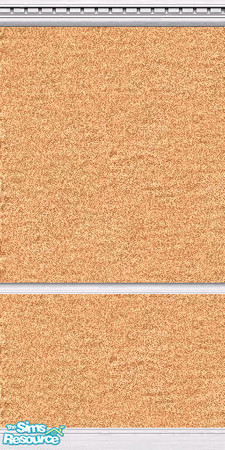 Sims 2 — Cork Panel w/ white molding by oldmember_silver_sim — By silver_sim ~TSRAA~ Feel free to use my walls and floors