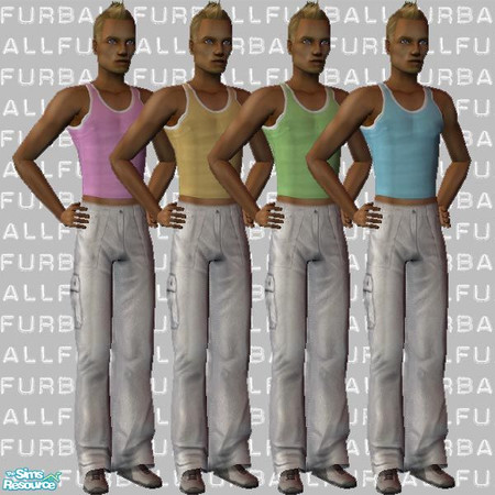 Sims 2 — candy colors and white by furballvie — these are the candy colors of summer. 4 boldly colored, regular length