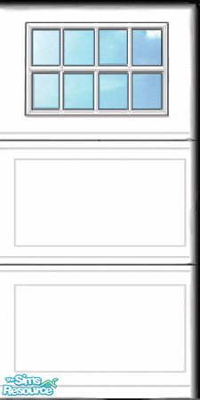 Sims 2 — Garage Door Right by lisarver — Garage Door with windows, right side