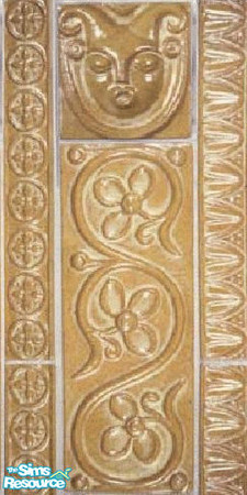 Sims 2 — Castle Bathroom wall by The_Unicorn — -