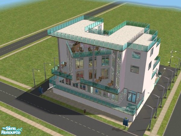 Sims 2 — LandGreat Shop by oldmember_alex312 — I build the lot that refer to a house in simcity 4. Note, Named the lot