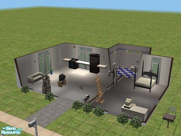 Sims 2 — Limone by JFord047 — My favourite type of house to build, a fully furnished starter home with just about