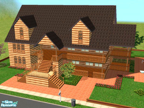 Sims 2 — Queule by Andres-Chile — A country house, with a contemporary design, with many terraces, and a relaxing look.